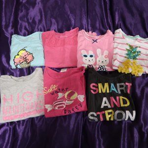 Girls Short Sleeve T-Shirt Lot
